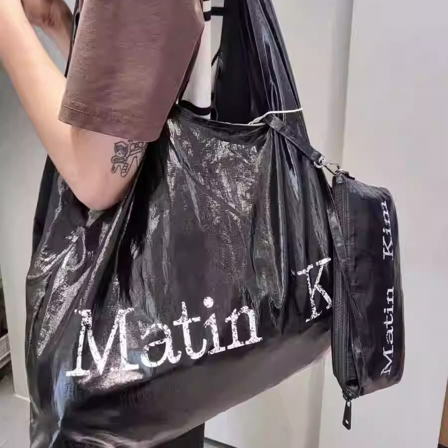 Hàn Quốc Thiết Kế Niche matin kim Phản Quang Túi Tote Trẻ Em Túi Mẹ Xách Tay Thời Trang Thân Thiện Với Môi Trường Một Vai Nách