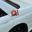 Godzilla JDM Nhật Bản Sửa Đổi Sáng Tạo Cửa Sổ Kính Bình Nhiên Liệu Nắp Xe Hơi Chống Thấm Nước Không Keo Dán