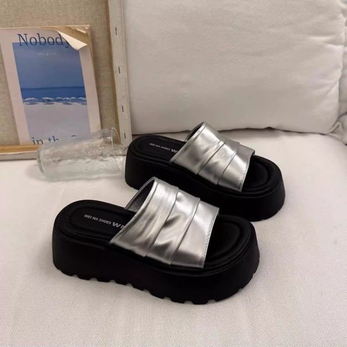 dép xỏ ngón mùa hè đế dày mới có sandal váy cho nữ, dép đi trong nhà thoải mái khi đi dã ngoại,