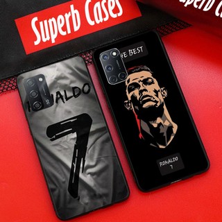 Cristiano Ronaldo CR7 (K3) cho OPPO F5 A73 F7 F9 Pro A7X A9 F11 F17 F25 Pro F19 A74 F19 Pro Plus F27 Khả năng tương thích TPU Spot Black Plastic Soft Case