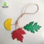 Lớp đầu tiên Da Bò Handmade Lá Phong Túi Mặt Dây Chuyền Da Bạch Quả Lá Xe Móc Khóa Mặt Dây Chuyền Đánh Dấu Trang Tài Khoản Tay Mặt Dây Chuyền