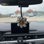 Nhà máy Handmade Pu Da Hướng Dương Mặt Dây Chuyền Mặt Cười Mặt Túi Hoa Mặt Dây Chuyền Xe Móc Khóa Ins Phong Cách