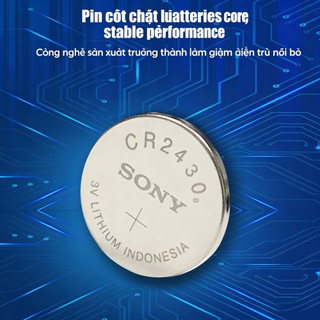 Sony CR2430 CR 2430 DL2430 BR2430 KL2430 Nút Đồng Xu Pin Cho Đồng Hồ Tai Nghe