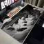 Anime Nhật Bản Mousepad PC Game Thủ Tủ Bàn Phím Thảm XXL Levi Ackerman Mở Rộng Để Bàn Thảm Laptop Tấn Công Titan Miếng Lót Chuột Thảm