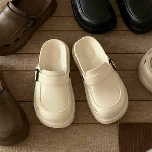 Giày Birkenstock dành cho nữ, dép đế dày đế dày chống trượt thời trang mùa xuân hè dép xỏ ngó