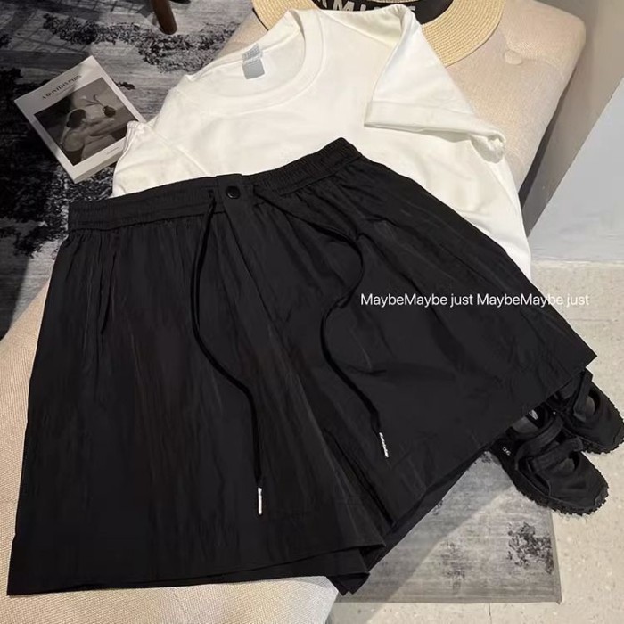 Quần short nữ ống rộng phong cách mới, cao cấp, nhanh khô và co giãn tốt cho eo thon gọn, phù hợp hàng ngày.