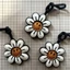 Nhà máy Handmade Pu Da Hướng Dương Mặt Dây Chuyền Mặt Cười Mặt Túi Hoa Mặt Dây Chuyền Xe Móc Khóa Ins Phong Cách