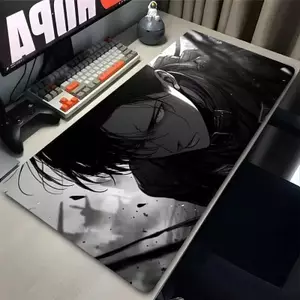 Anime Nhật Bản Mousepad PC Game Thủ Tủ Bàn Phím Thảm XXL Levi Ackerman Mở Rộng Để Bàn Thảm Laptop Tấn Công Titan Miếng Lót Chuột Thảm