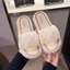 Ngọc Trai Dép Nữ Mùa Hè Áo Khoác Ngoài Cổ Tích Làn Gió Nữ Giày Slip-on Thời Trang Đế Dày Dép Đế Mềm