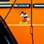 Chuột Mickey Hoạt Hình Anime Dán Tủ Lạnh Trang Trí Dán Chống Thấm Nước Vệ Sinh Phòng Tắm Kính Tự Dính Dán