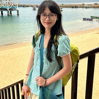 Áo sơ mi ngắn tay kiểu dáng cổ điển văn học hàn quốc thiết kế cổ điển dành cho nữ áo sơ mi kẻ