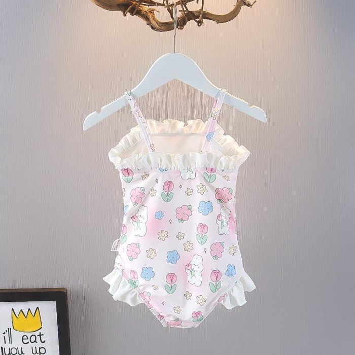 Đồ Bơi Trẻ Em Bé Gái Mùa Hè Áo Bơi Bé Gái Dễ Thương Bikini Bé Bơi 1 Dây Treo Đồ Bơi Cho Bé