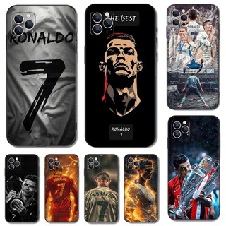 Cristiano Ronaldo CR7 (K3) cho iPhone 5 5s SE 6 6s Plus SE 7 Plus 8 Plus X XS XR Khả năng tương thích TPU Spot Black Plastic Soft Case