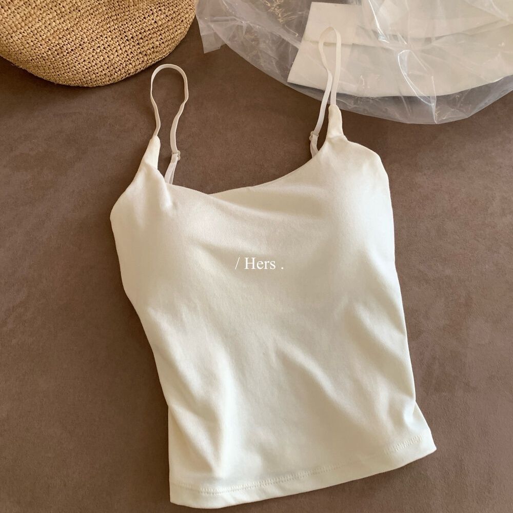 Miếng đệm ngực một mảnh thời trang ngắn sọc thông thường Áo Vest mm hàng đầu mùa hè