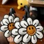 Nhà máy Handmade Pu Da Hướng Dương Mặt Dây Chuyền Mặt Cười Mặt Túi Hoa Mặt Dây Chuyền Xe Móc Khóa Ins Phong Cách