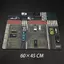 1: 64Scale Mẫu Đường Lớn Cảnh Đỗ Xe Thảm Cho Xe Diecast Xe Ô Tô Đồ Chơi Màn Hình Mô Phỏng Cảnh Miếng Lót Chuột Bộ Sưu Tập (Chỉ Mousepad)