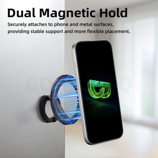 Giá đỡ điện thoại GOOJODOQ với thiết kế khóa vòng từ tính kép,điều chỉnh đa góc,nhẹ và có thể gập lạ