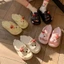 Dép Cherry Puppy Dễ Thương Dép Nữ Mùa Hè Dép Cún Con Dép Đế Dày Mềm Mại Dễ Thương Với Cảm Giá