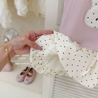 Mùa Hè Cho Nữ Phong Cách Hàn Quốc Mới Váy Thỏ Hồng Màu Hồng Thời Trang Modal Tank Top