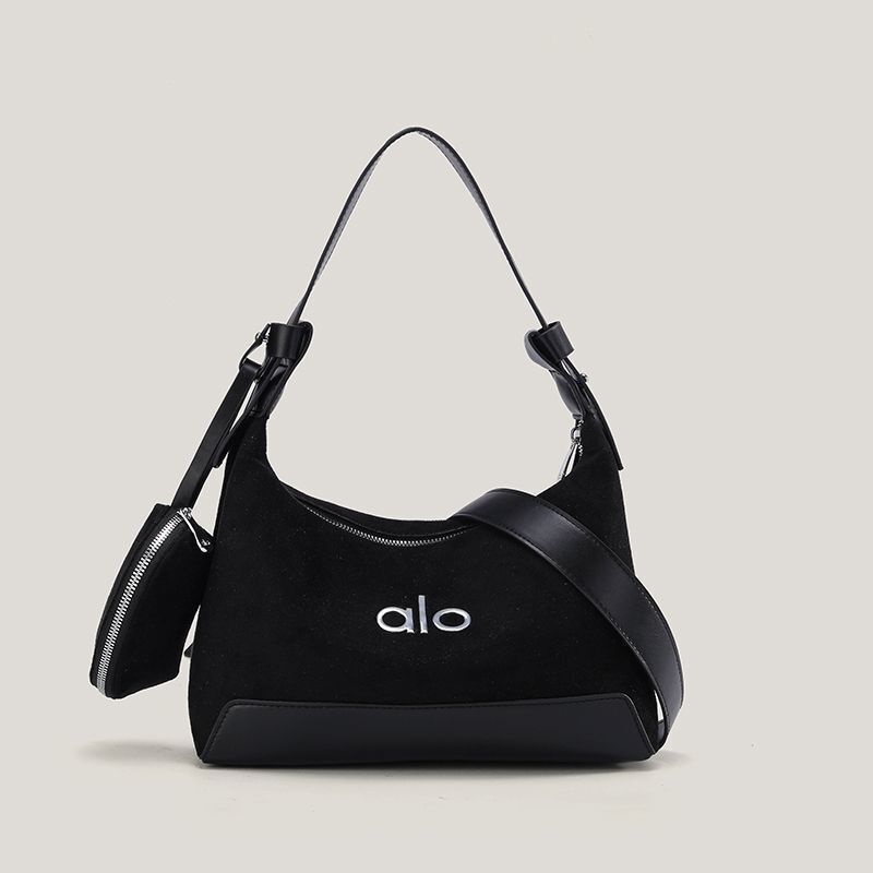 Túi nữ da lộn ALO phong cách retro, đeo vai, đeo nách, dùng đi làm, mua sắm, mẹ bỉm