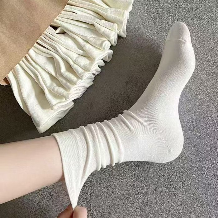 Tất thu đông, tất nữ, tất học sinh, tất bó, tất dài đến bắp chân, tất nữ