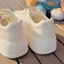 Phiên bản Hàn Quốc của giày thể thao Velcro màu trắng đơn giản cao cấp dành cho nữ, giày trắn