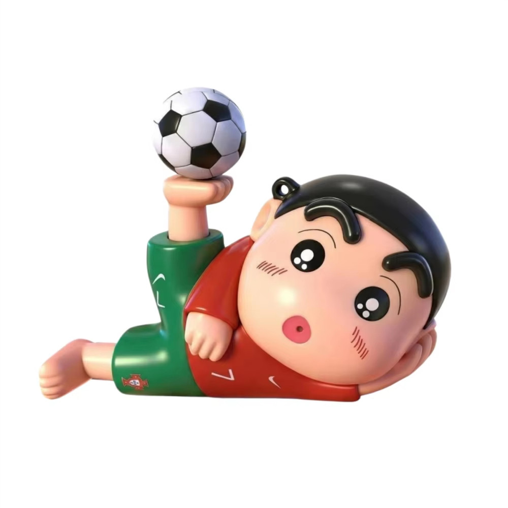 Hoạt Hình Dễ Thương Crayon Shin-chan Press-to-Spray Nhân Vật Hành Động USA-Canada-Mexico World Cup Quà Lưu Niệm Trang Trí Máy Tính Để Bàn Quà Tặng Ngày Lễ