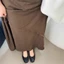 Retro Mũi Vuông Slip-On Granny Giày Nữ Đế Bằng Pháp Nhẹ Nhàng Cổ Tích Buổi Tối Làn Gió Nông M