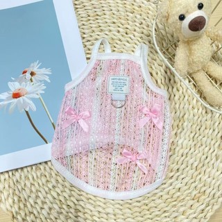 Chó Mèo Mùa Hè Rỗng Áo Thoáng Khí Nhẹ Teddy Bichon Corgi Vàng Chuyển Đổi Mục Vụ Mèo Đa Năng