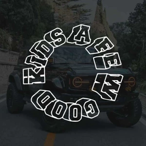 Masiwei AFGK Xe Ô Tô Miếng Dán Một Số Tốt Trẻ Em Rap Ngoại Vi Dạo Phố Mặc Cơ Thể Hành Lý Miếng Dán