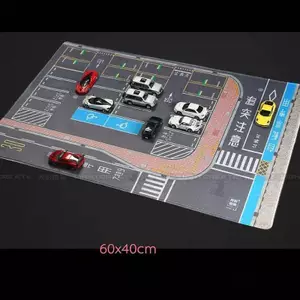 Thảm cảnh lớn 1: 64 Đường Cảnh Đỗ Xe Thảm Cho Diecast Mô Hình Ô Tô Đồ Chơi Hiển Thị Cảnh Mô Phỏng Miếng Lót Chuột Xe (Chỉ Mousepad)