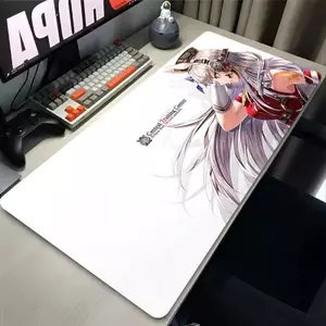 Tàu Vàng Mousepad Umamusume Khá Derby Chuột Thảm Cao Su Chơi Game Bàn Phím Miếng Lót Stitch Khóa Cạnh Chuột Pad Laptop Để Bàn Thảm