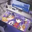 Anime nghệ thuật dễ thương R-Ranma a-Akane Tendo r-Ranma Saotome Mouse Pad Chống trượt Lockedge Dày Máy tính để bàn MousePad Văn phòng chơi game lớn
