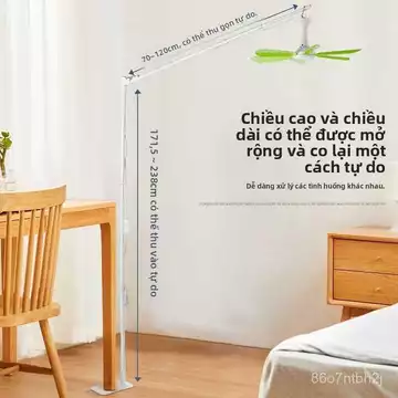 Quạt trần nhỏ đứng, quạt sàn im lặng, quạt đầu giường, quạt gia đình, quạt ký túc xá sinh viên, có thể thu gọn và treo