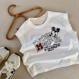 Áo thun cotton tay ngắn dáng rộng in hình hoạt hình phong cách mùa hè dành cho bé trai thoải mái ch