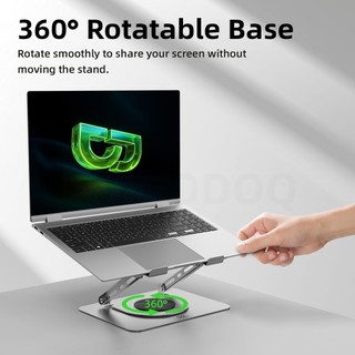 Giá Đỡ Laptop GOOJODOQ 360° Xoay Linh Hoạt, Chịu Tải 10kg, Tương Thích 15.6 Inch, Gập Gọn Mang Đi