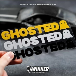 giành chiến thắng Nhãn dán xe hơi Trò chơi hoạt hình dễ thương Nhãn dán xe hơi Ghost Ghost Nhãn dán cửa sổ xe hơi Nhãn dán thân xe điện Xe máy