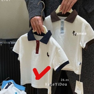 Áo sơ mi POLO giản dị đơn giản dành cho trẻ em phối màu cho trẻ nhỏ và vừa, áo thun ngắn tay đẹp, á