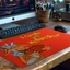 Thảm chơi cho các trò chơi bài có thiết kế thủ công của Roger Kobold Goblin, Thích hợp để giao dịch trò chơi bài và chơi game trên bàn. Tấm lót bàn cao su chống trượt 24X14 Inch này