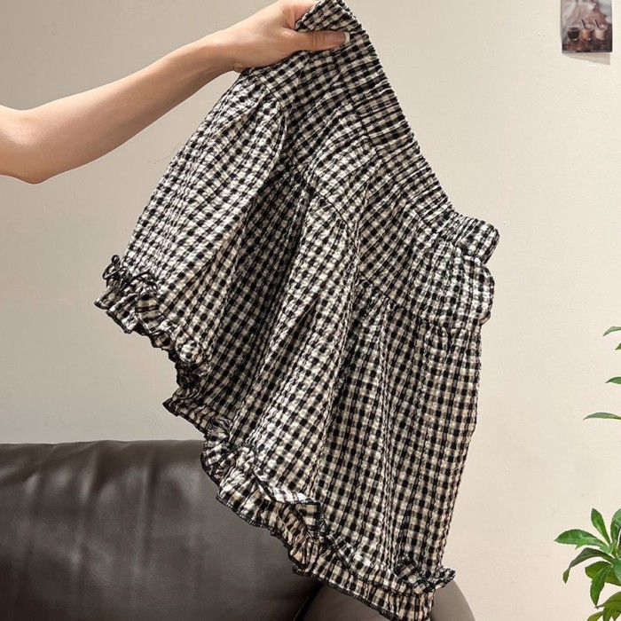 Váy Kẻ Sọc Phong Cách Hàn Quốc Cổ Điển, Form-Fit, Thích Hợp Mặc Mùa Hè