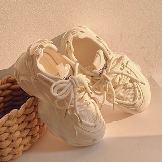 đôi giày bố nhẹ cho nữ siêu nhẹ, lưới mới, thoáng khí, đa năng, chống sốc, đế dày
