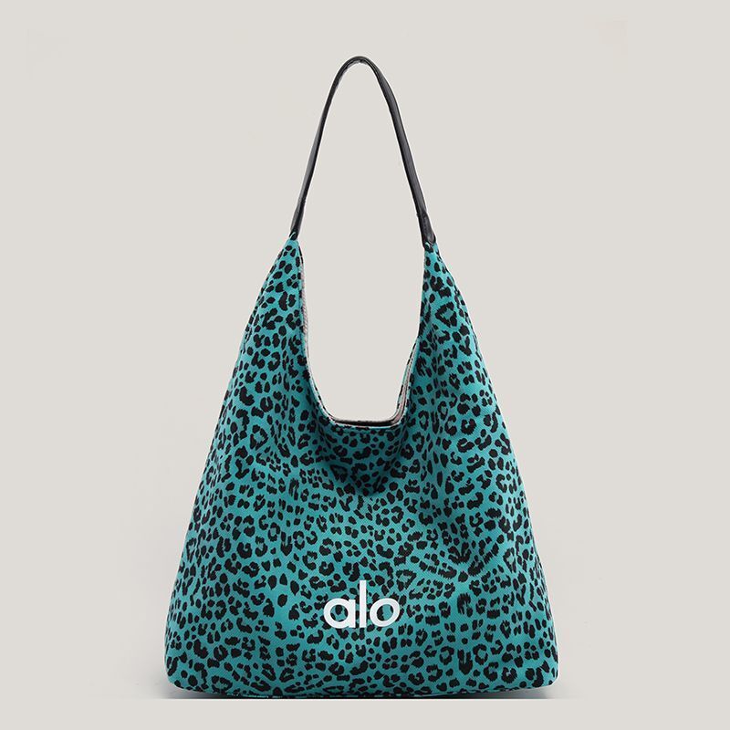 ALO Da Lộn Da Báo In Túi Nữ Túi Tote Nữ Đi Làm Túi Đeo Vai Nữ