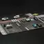 1: 64Scale Mẫu Đường Lớn Cảnh Đỗ Xe Thảm Cho Xe Diecast Xe Ô Tô Đồ Chơi Màn Hình Mô Phỏng Cảnh Miếng Lót Chuột Bộ Sưu Tập (Chỉ Mousepad)