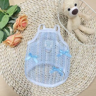 Chó Mèo Mùa Hè Rỗng Áo Thoáng Khí Nhẹ Teddy Bichon Corgi Vàng Chuyển Đổi Mục Vụ Mèo Đa Năng