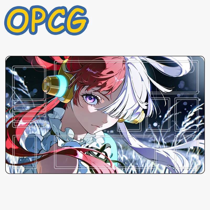 One Piece OPCG 600x350mm Boa Hancock Nika Uta Diy Thẻ giao dịch Playmat Portgas D. Thảm chơi ván cao su đơn Ace Nami