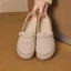 Giày Vải Mới Giày Nữ Vải Lanh Xuân Hè Giày Ngư Dân Giày Lười Slip-on Đế Mềm Giày Thường Giày