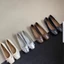 Retro Mũi Vuông Slip-On Granny Giày Nữ Đế Bằng Pháp Nhẹ Nhàng Cổ Tích Buổi Tối Làn Gió Nông M