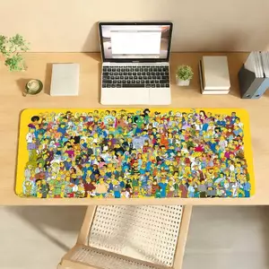 Hoạt Hình The S-Simp-sonS Miếng Lót Chuột Chống Trơn Trượt Để Bàn Thảm PC Laptop Phụ Kiện Cao Su Bàn Phím Văn Phòng Game Thủ Lớn Decoracion