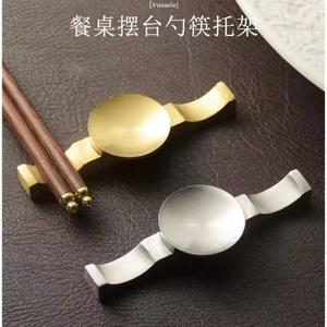 Giá đỡ đũa bằng thép không gỉ 304 phong cách mới, Giá đỡ thìa và đũa nhà hàng sáng tạo, Đặt bàn, Gối đũa ba công dụng, Giá đỡ đũa