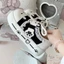 Rilakkuma dễ thương hàng ngày đa năng lolita giày thể thao màu đen và trắng phù hợp với giày